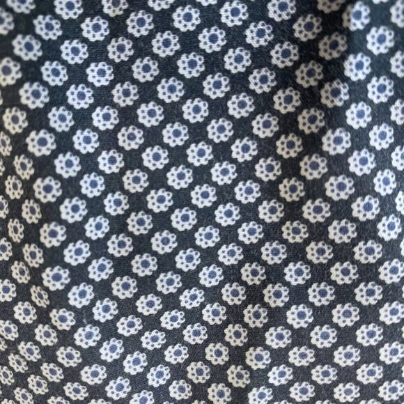 Modango Milano Navy Diamond-Print Short Sleeve Shirt | XL (Size 7) - Picture 3 of 7